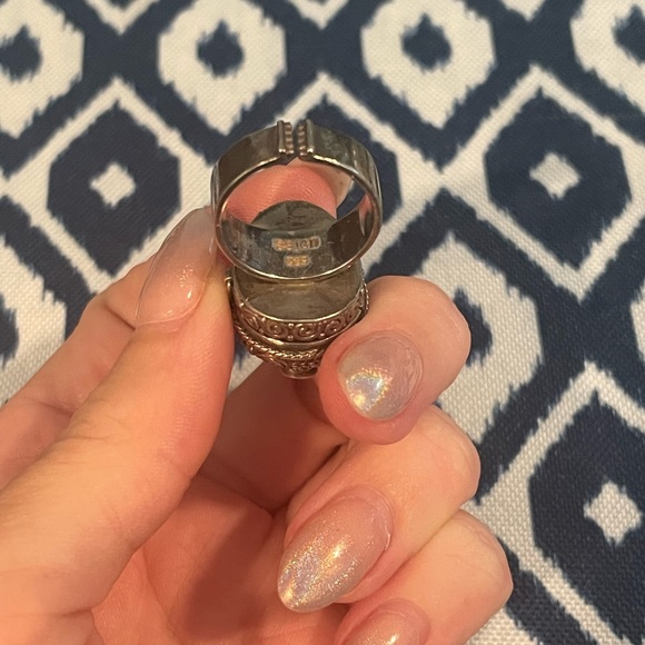 Poison Ring with crystal face - Picture 2 of 6